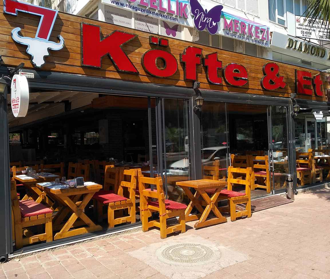 7 Köfte Et / Antalya Et Restorant Nefis Köfte, Et ve Kebap Çeşitleri